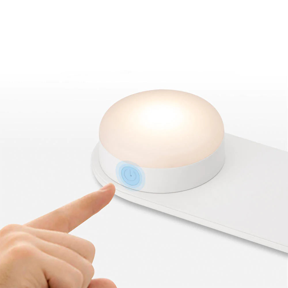 Wireless Charging LED Night Light - Portable Bedside Lamp for Baby/Kids, 2700K/5000K Color Options