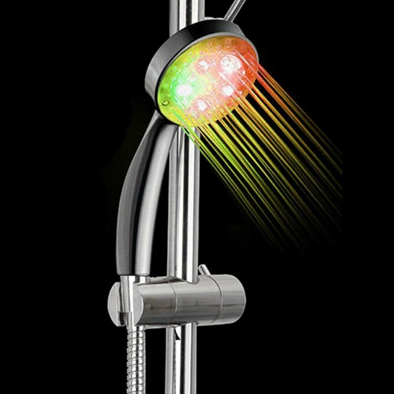 7-Color LED Light Handheld Shower Head with Boosting Filtration