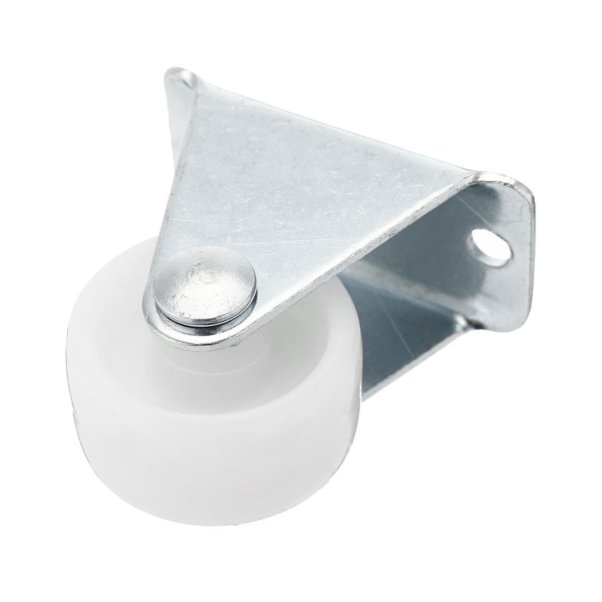 1-Inch Fixed Caster Wheels, PP Top Plate Mounted, 22lbs Capacity