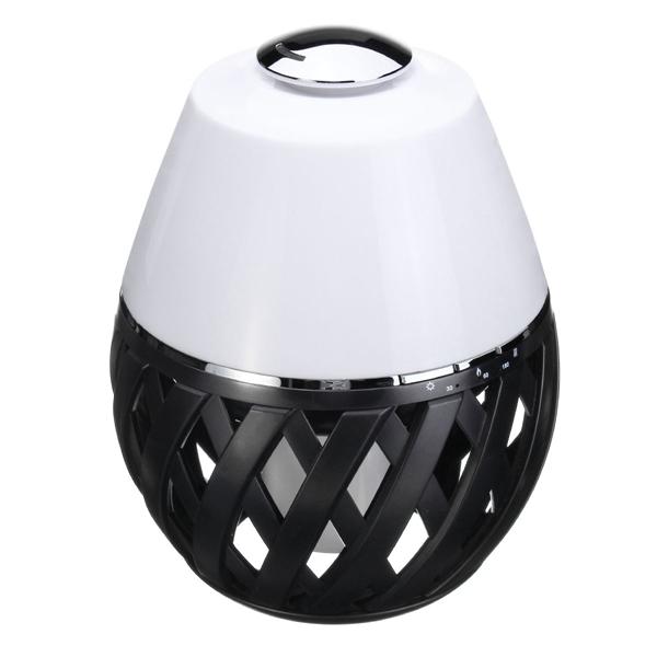 Colorful LED Torch Flame Flicker Night Light Humidifier & Aroma Oil Diffuser Air Purifier