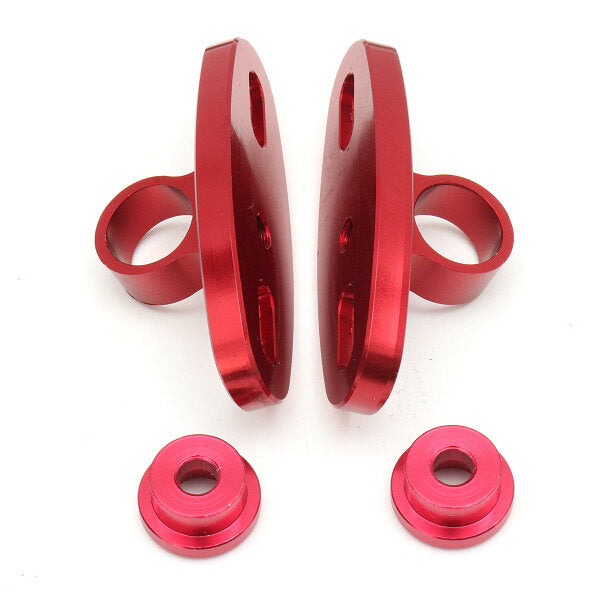 2Pcs 7/8" 22mm Motorcycle Handlebar End Mirrors Aluminum for Triumph Speed Triple Universal Rearview