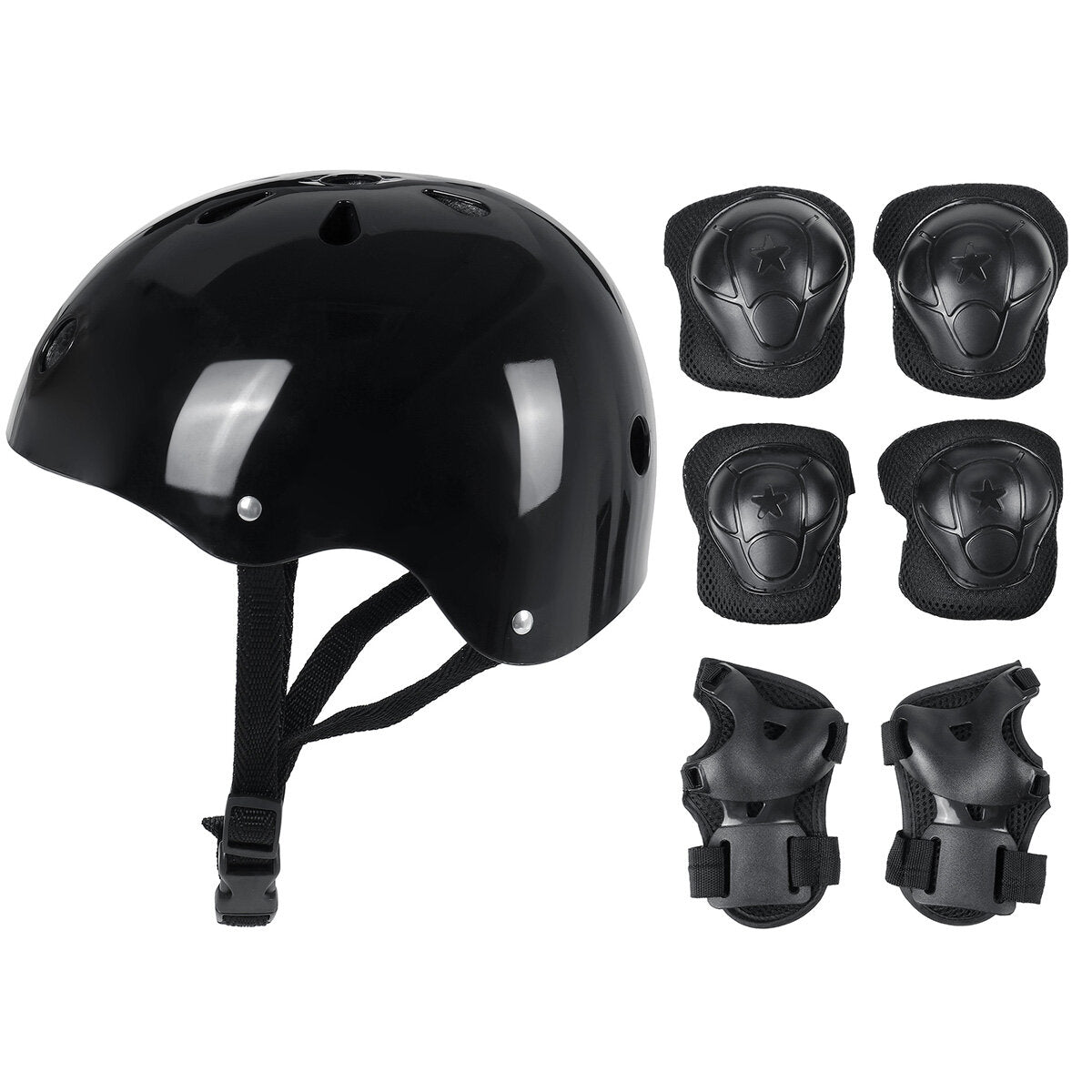 7PCS Kids Safety Gear Set: Helmet, Knee & Elbow Pads for Skating & Biking