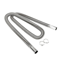 1.5m Stainless Steel Exhaust Pipe Hose for Diesel Air Heater Tank - Universal Fit