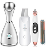 Electric Nano Facial Sprayer Steamer & Blackhead Remover Vacuum for Acne & Point Noir Extraction