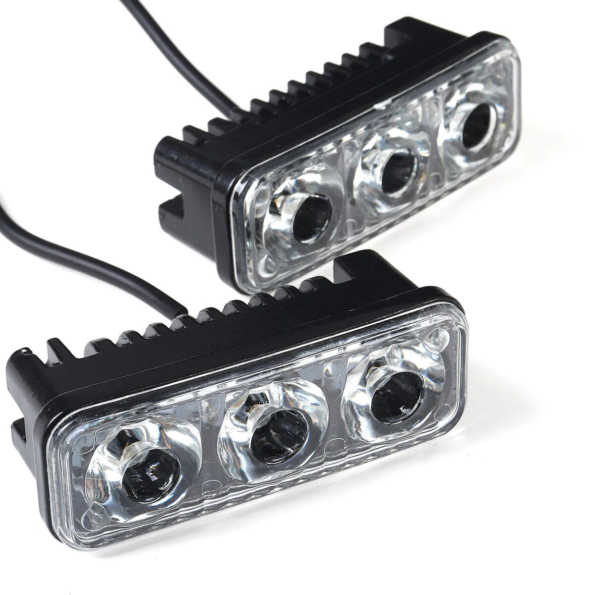 Super Bright Waterproof 3 LED Daytime Running Light for Car & Motorcycle Modification