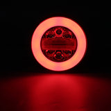 24V LED Hamburger Rear Tail Lights for Truck, Lorry, Van, Caravan, Bus, Camper