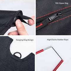Portable Outdoor Folding Camping Bed - Breathable Nylon, 150kg Capacity, Ideal for Travel and Noon Breaks