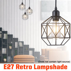 Vintage Industrial Pendant Lamp E27 Light for Loft, Restaurant, Bar, Counter, Attic, Bookstore Ceiling