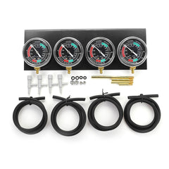 Motorcycle Carburettor Fuel Vacuum Gauge Balancer Tool Set for 2/4 Cylinder Engines