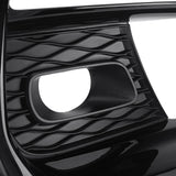 Gloss Black Fog Light Bezel Bumper Cover Cap for Infiniti Q50 Sport 2018-2020