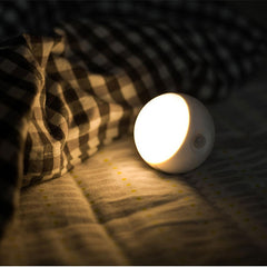 Smart Sensor Night Light - Infrared, USB Charging, Removable Cabinet & Closet Wall Lamp