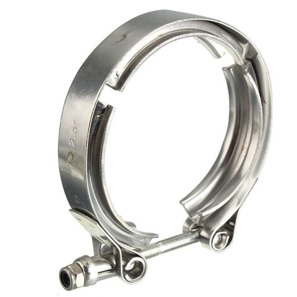 2.5" Stainless Steel V-Band Turbo Exhaust Clamp Flange for Down Pipe