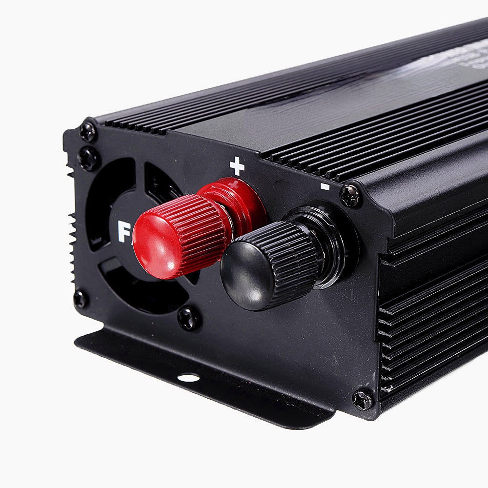 2000W Peak Car Power Inverter DC 12/24V to AC 110/220V Modified Sine Wave Converter with USB Port