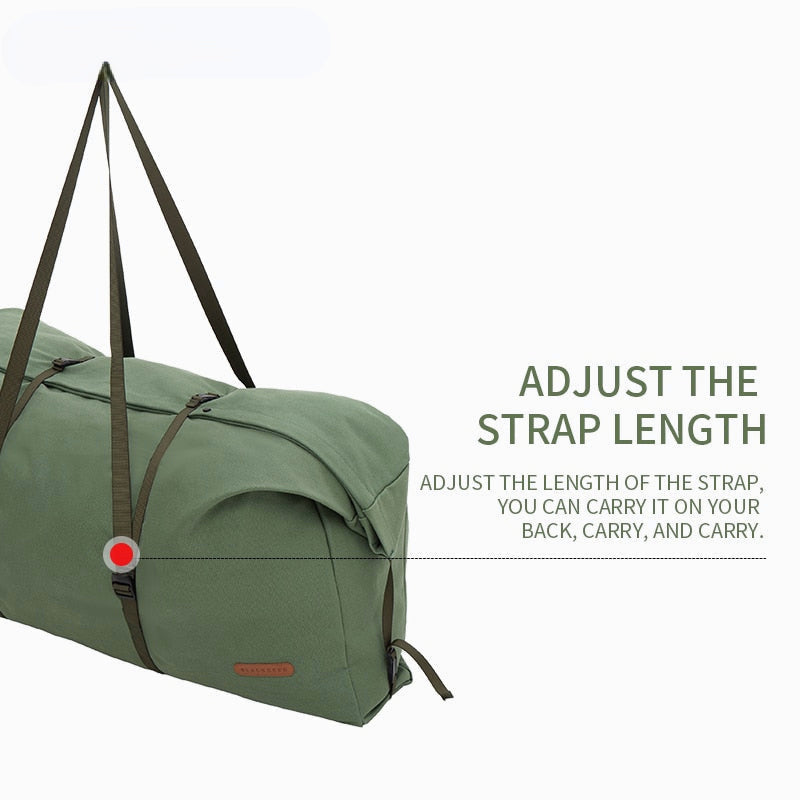 Large Outdoor Camping Canvas Bag for Sports Gear and Equipment