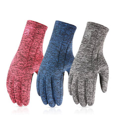 Men & Women Waterproof Velvet Touch Screen Ski & Climbing Gloves for Outdoor Sports