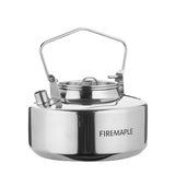 High Quality S304 Stainless Steel Camping Kettle - Durable Bushcraft Gear Teapot for Backpacking & Outdoor Use