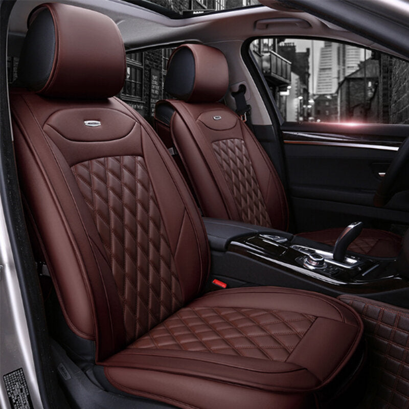 Universal PU Leather Car Seat Cover Cushions for SUVs and Trucks