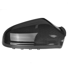 Carbon Fiber Look Rearview Mirror Covers - Door Wing Rear View Caps