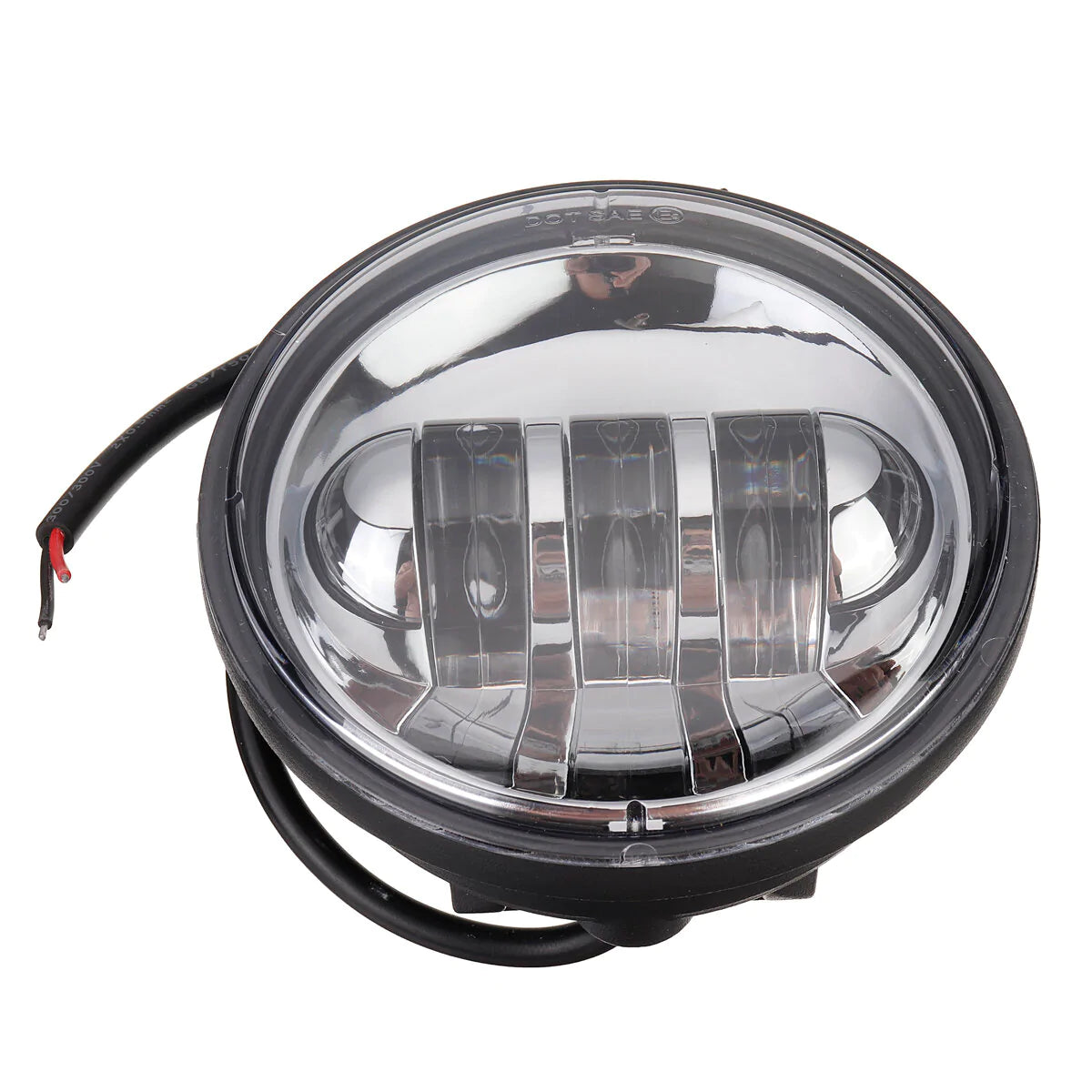 7" LED-Projektorscheinwerfer und 4,5" Zusatz-Fernscheinwerfer für Harley Touring - Chrom