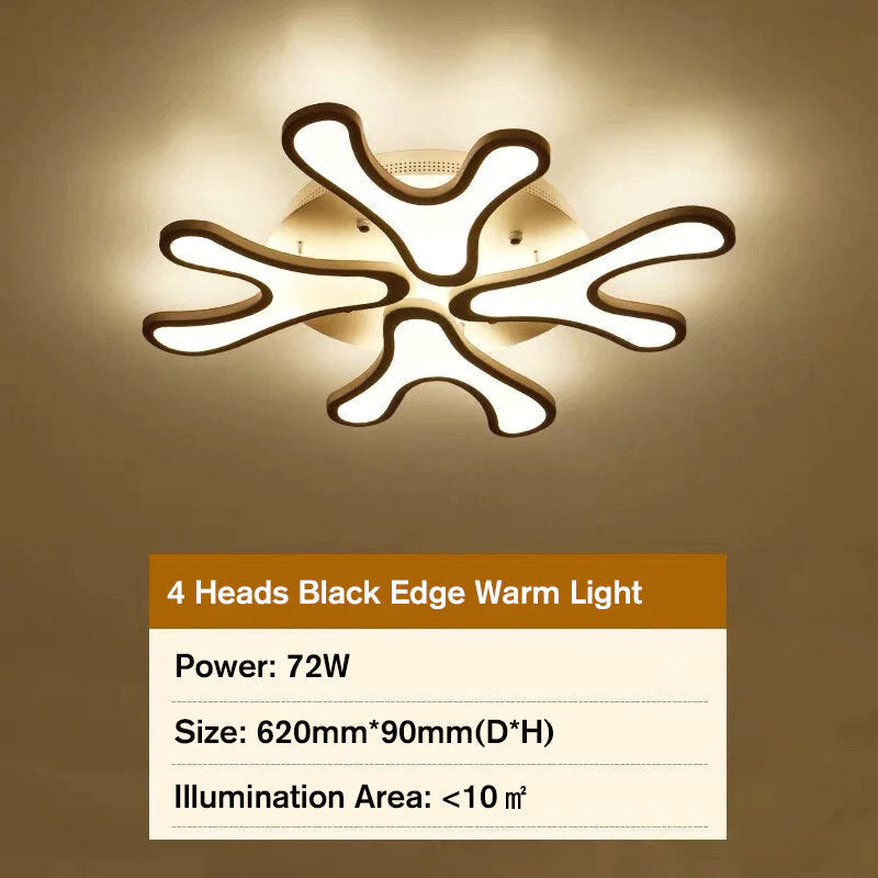 Modern LED Deer Antler Chandelier for Living Room, Dining Room, and Bedroom Ceiling Lighting