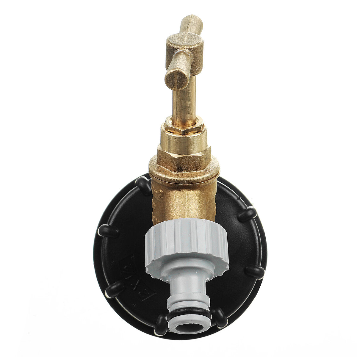 Gold 1/2 Inch Water Tank Adapter Tap Outlet Valve Fitting for Garden Connector