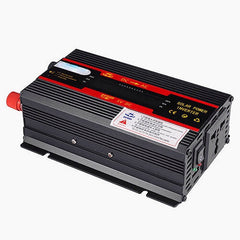 1000W Car Inverter 12V/24V to 220V, US/EU Plug, Modified Sine Wave, LCD Display, Solar Power Converter