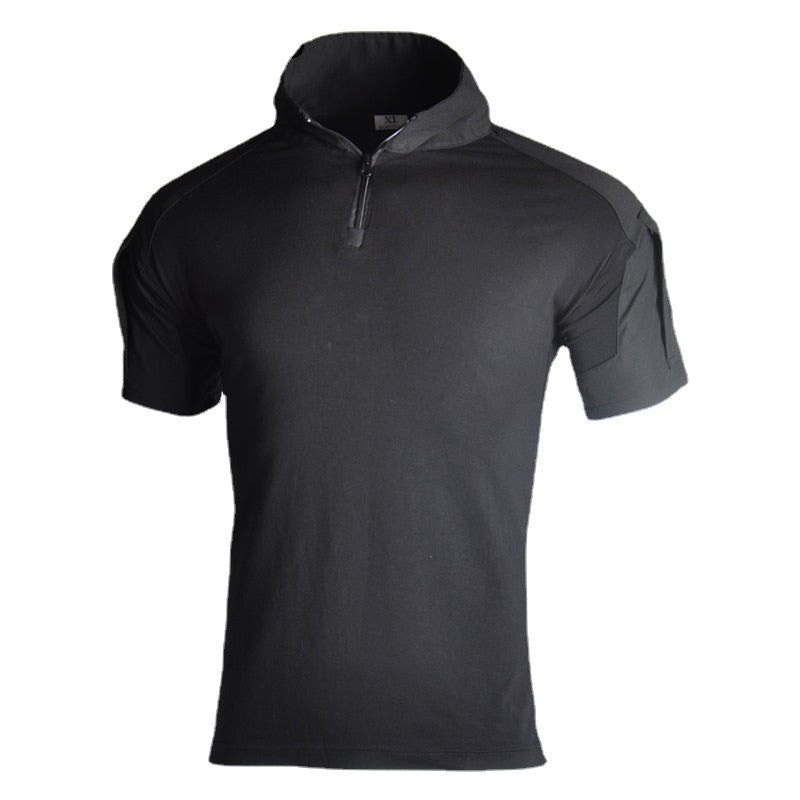 Tactical Camouflage Short Sleeve T-Shirts for Men - Army, Hunting, Climbing, Combat, Military, Hiking