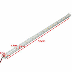 12V 50cm LED Strip Light Bar for Car, Van, Caravan, Boat - Interior Lamp, Rear Lights