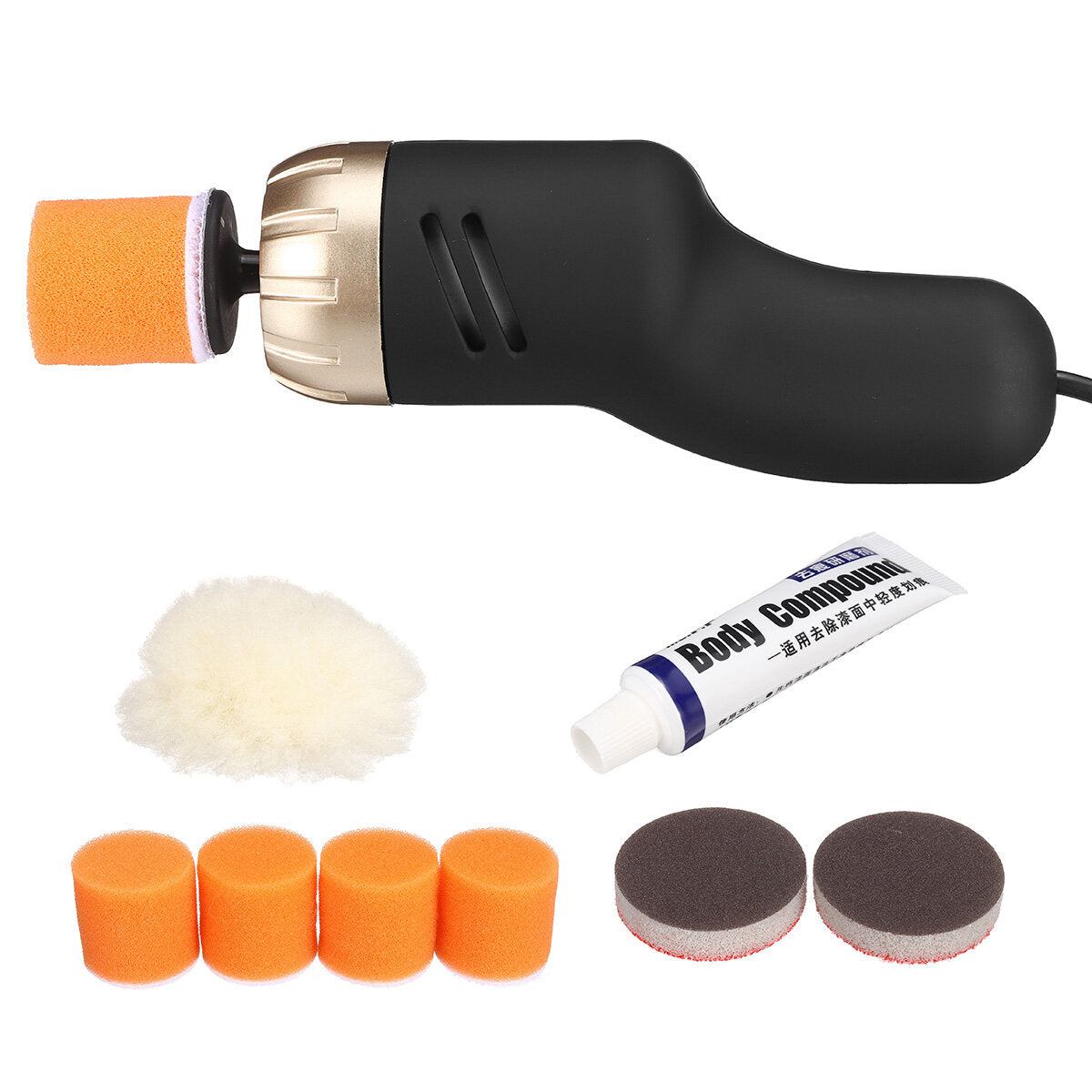 1 Set Car Electric Polisher - Surface Scratch Repair Auto Care Tool for Cleaning & Polishing