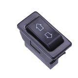 Universal DPDT Car Power Window Rocker Switch, 5 Pins, DC 12V 20A, Black Plastic