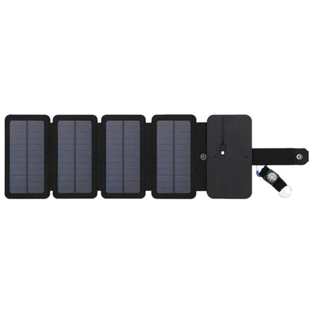 20W Portable Folding Solar Charger, 5V 2.1A USB Output, Outdoor Solar Panels for Phone Charging