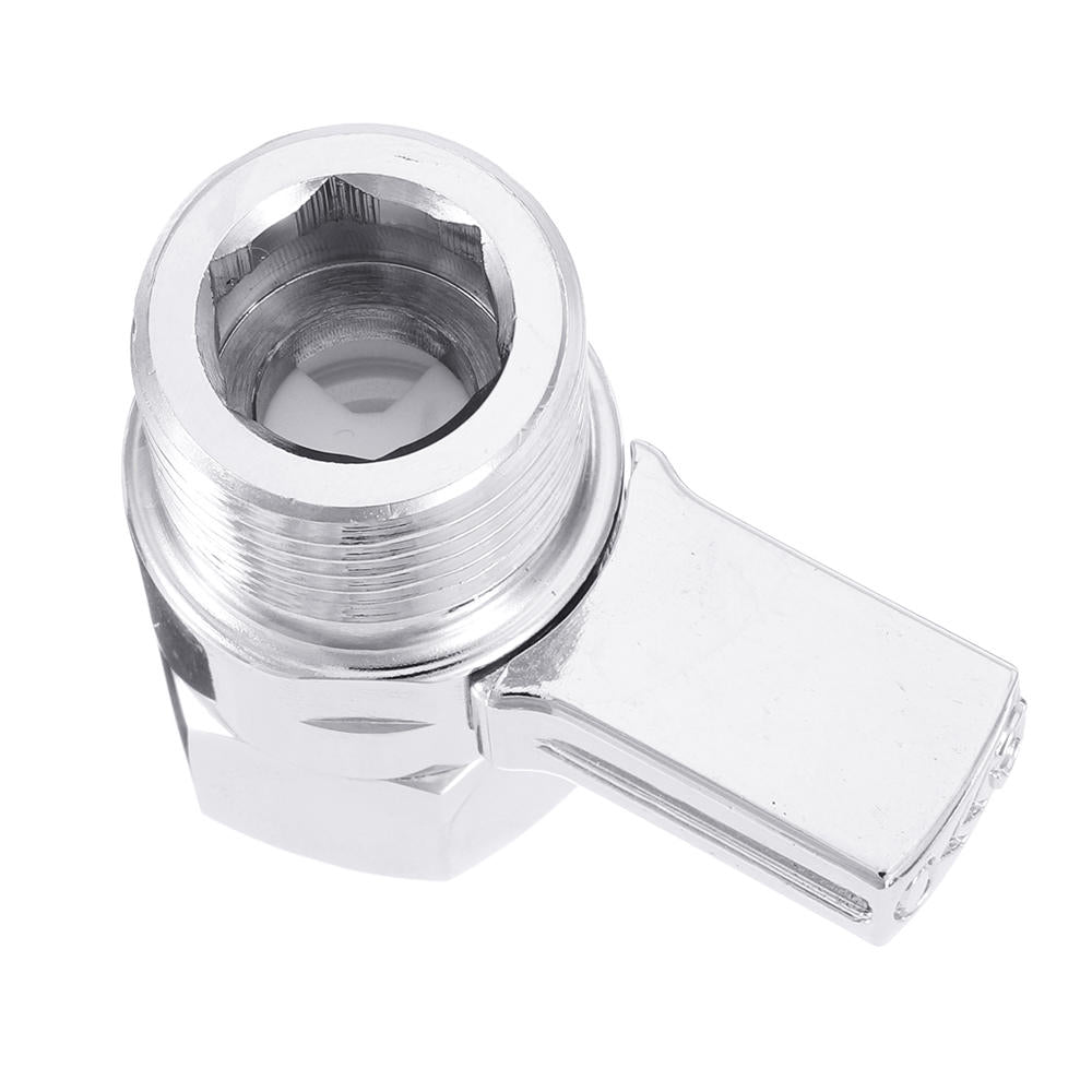 G 1/2 Shower Head Shut-Off Valve Brass Water Flow Control Regulator Quick Open Bath Accessory