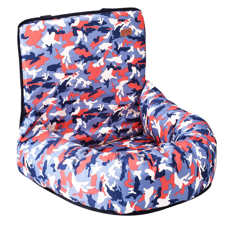 Camouflage Car Copilot Seat Pet Mat Bag - Travel Dog Protector Carrier Cushion Pad