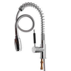 Stainless Steel LED Kitchen Faucet - Hot & Cold Mixer Tap, 360 Degree Rotating