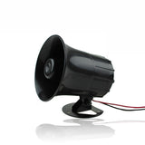 12V Car & Motorcycle Three-Tone Loudspeaker - High Volume, Clear Sound