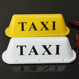 Waterproof 12V Taxi Roof LED Sign Light with Magnetic Base and Car Lighter Plug