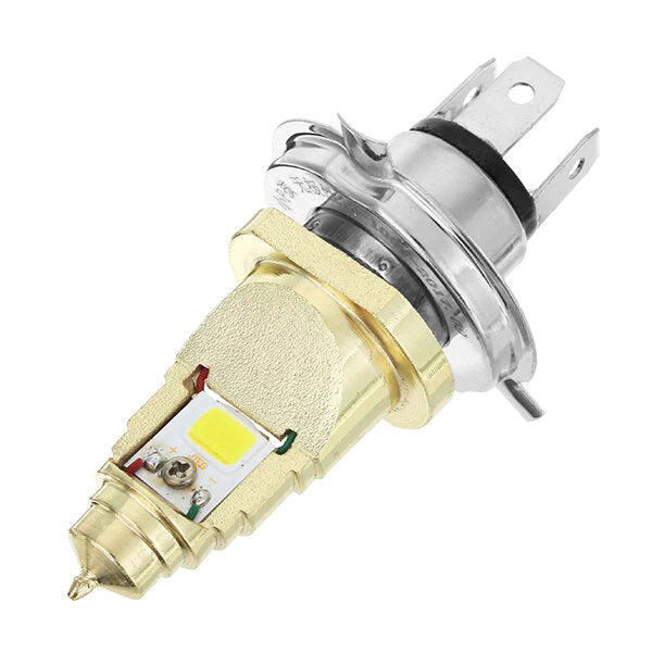 12-80V 1500lm H4 LED Headlight Bulb - High/Low Beam, Universal Fit, COB Technology