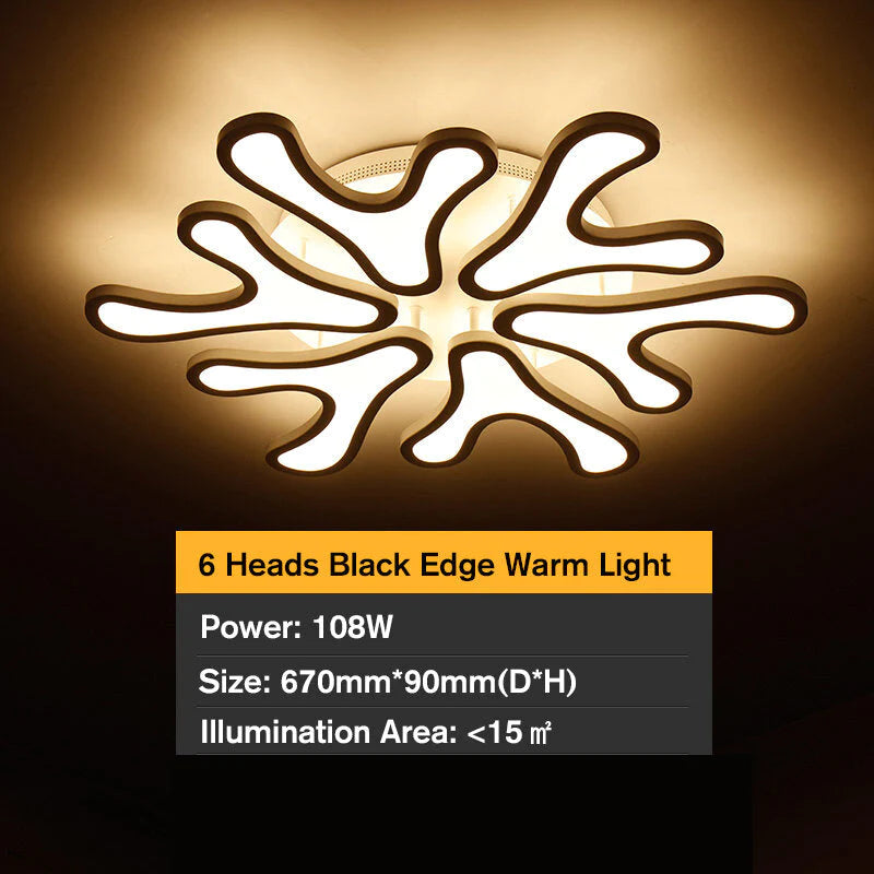 Modern LED Deer Antler Chandelier for Living Room, Dining Room, and Bedroom Ceiling Lighting