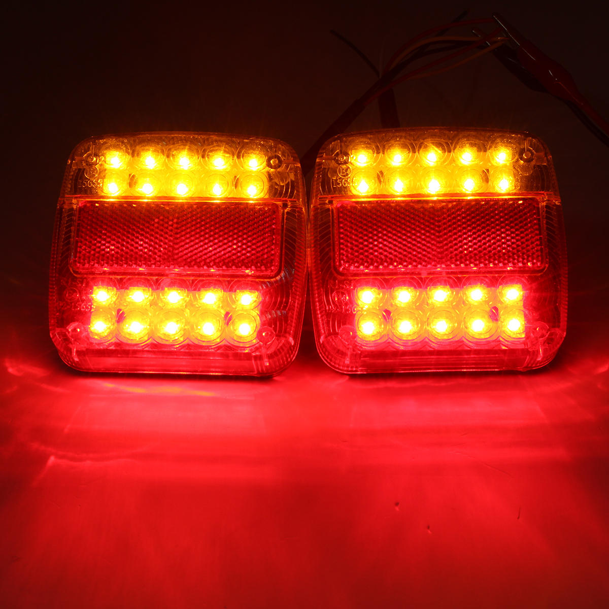 12V LED Tail Light for Caravan, Truck, Trailer - Stop, Rear, License Plate, Indicator Lamp