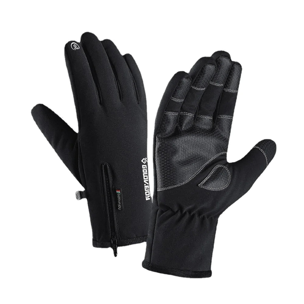 Outdoor Waterproof Gloves - Touch Screen, Warm, Thickened, Unisex for Riding, Hiking, Skiing, Sports