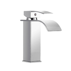 Waterfall Bathroom Basin Faucet - Single Lever, Hot & Cold Water Tap