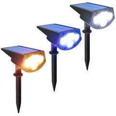 2-in-1 Solar Spotlights: Waterproof Outdoor Landscape Lights for Patio, Pathway, Yard, Garden, Driveway, Pool