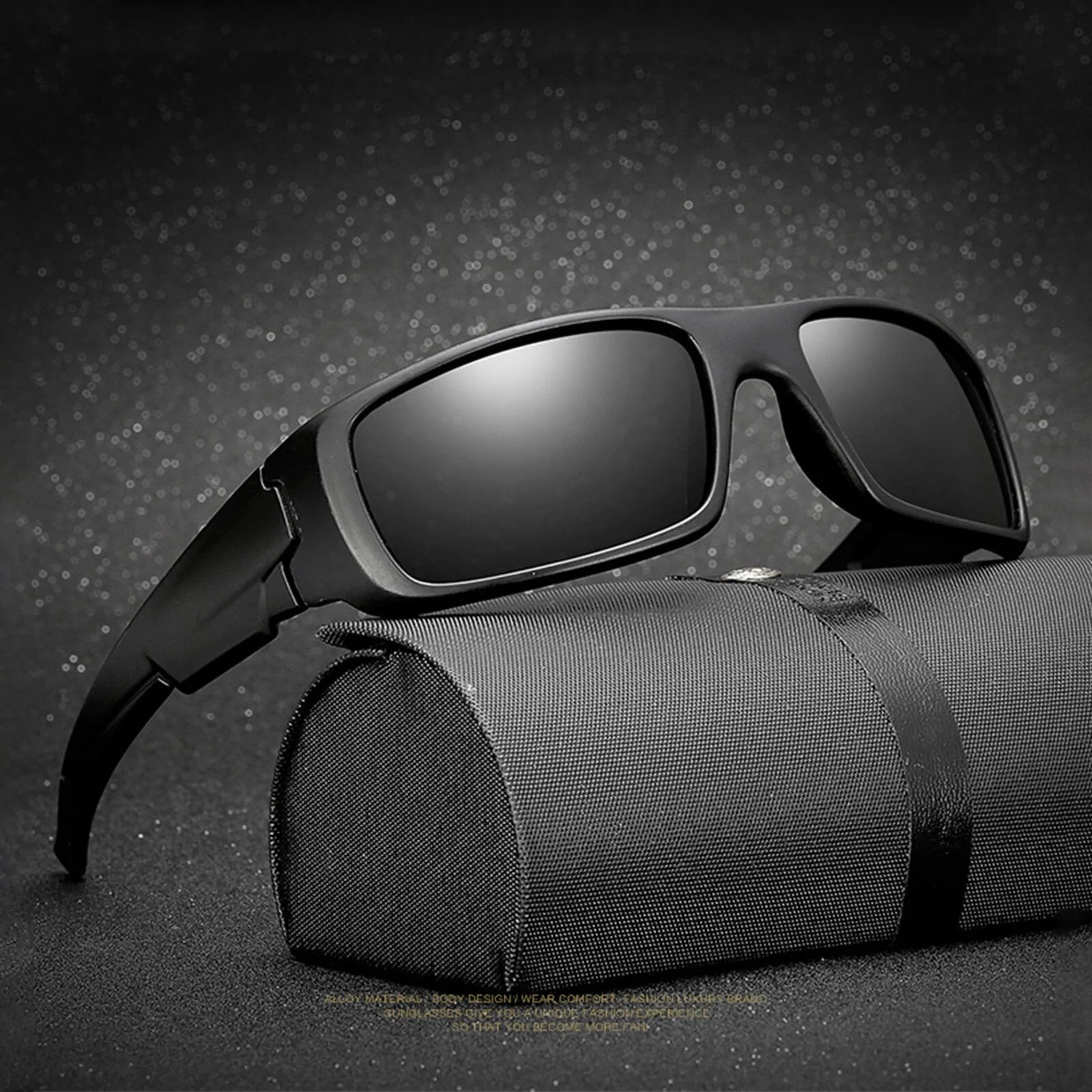 Men's High-Definition Polarized Lens Sport Riding Sunglasses