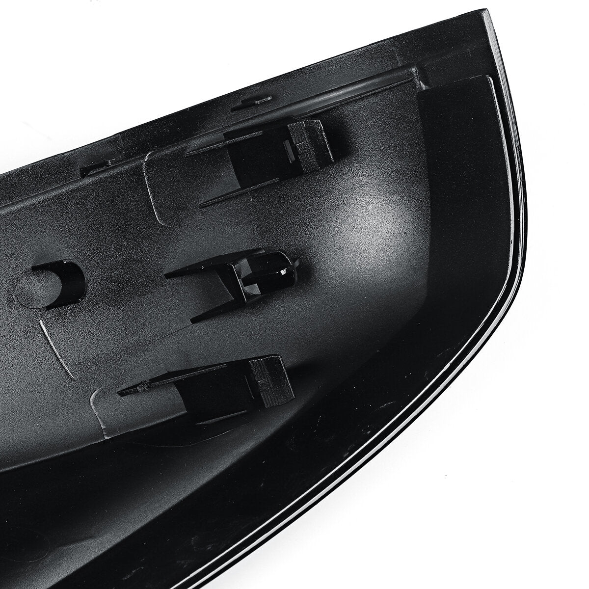 Glossy Black M Style Rear View Mirror Cap Cover Replacement Pair for Cars