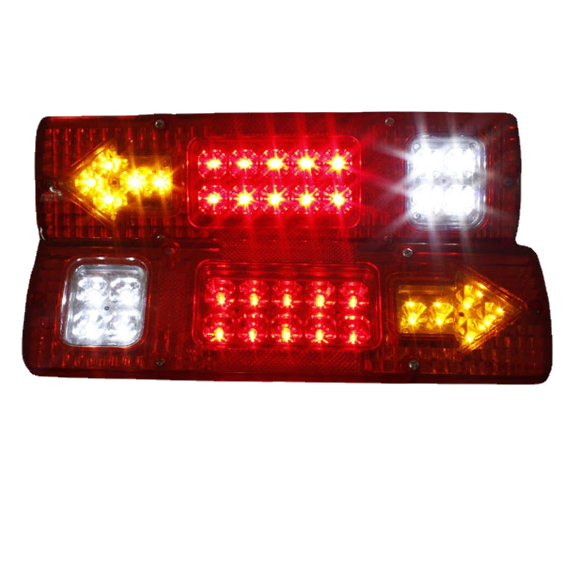 2X 12V 19 LED Yellow Rear Light Indicator Lamp for Car Truck