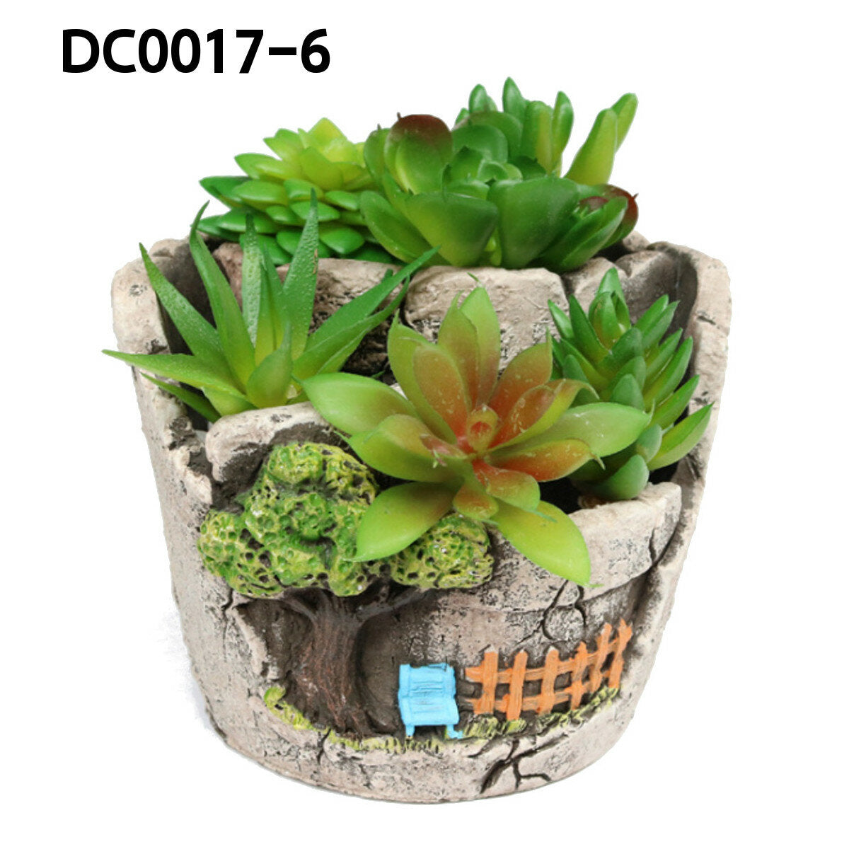 10 Styles Succulent Desktop Planter - Flower Pot, Garden Plant Holder, Home & Window Decoration