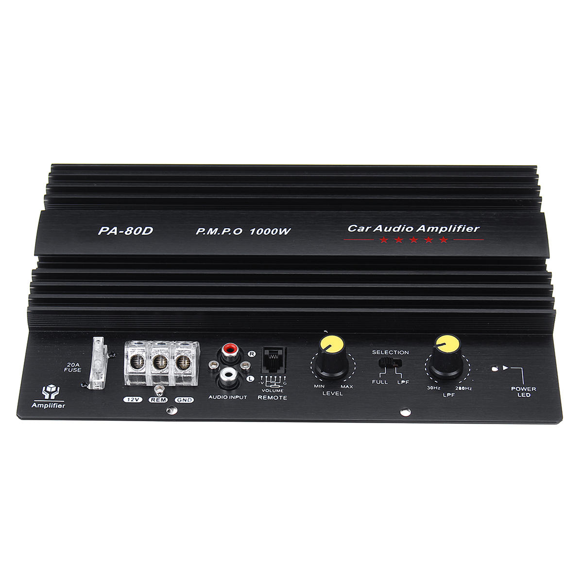 12V 1000W Auto-Audio-Mono-Verstärkerplatine - Hochleistungs-Subwoofer-Bassverstärker