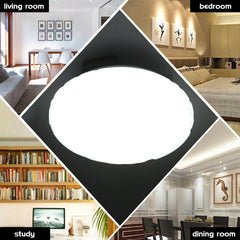 14" 30W LED Ceiling Light, Ultra Thin Flush Mount, 85-265V Round Home Fixture Lamp