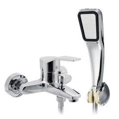 Wall-Mounted Faucet for Toilet, Bath, and Sink - Copper Alloy with Shower Head Nozzle