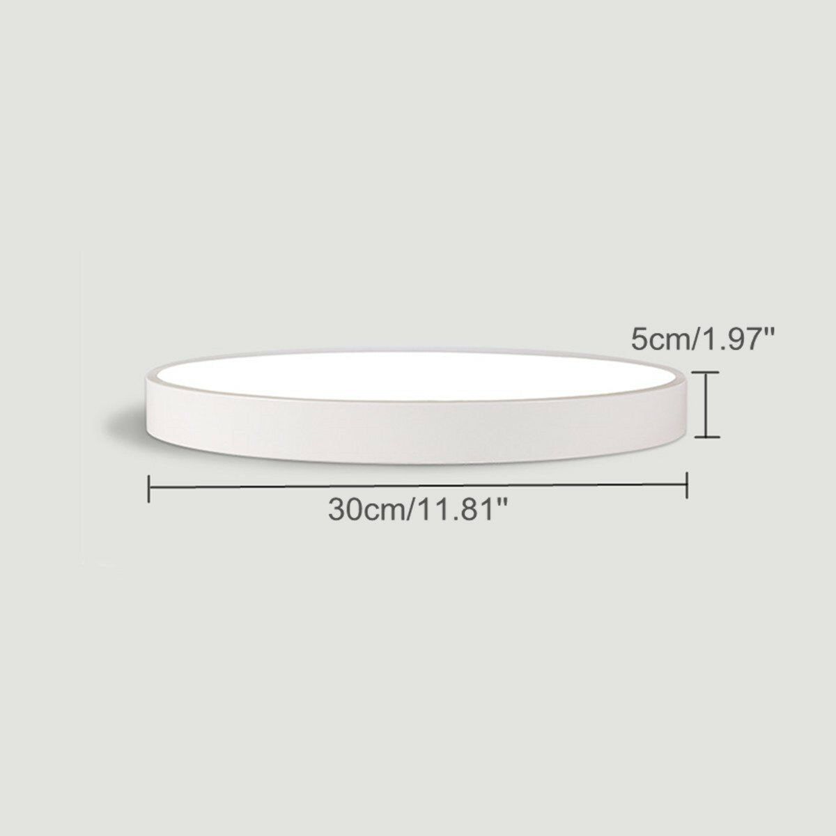 18W Dimmable LED Ceiling Down Light with Remote Control for Bedroom & Living Room - AC220V Mount Fixture